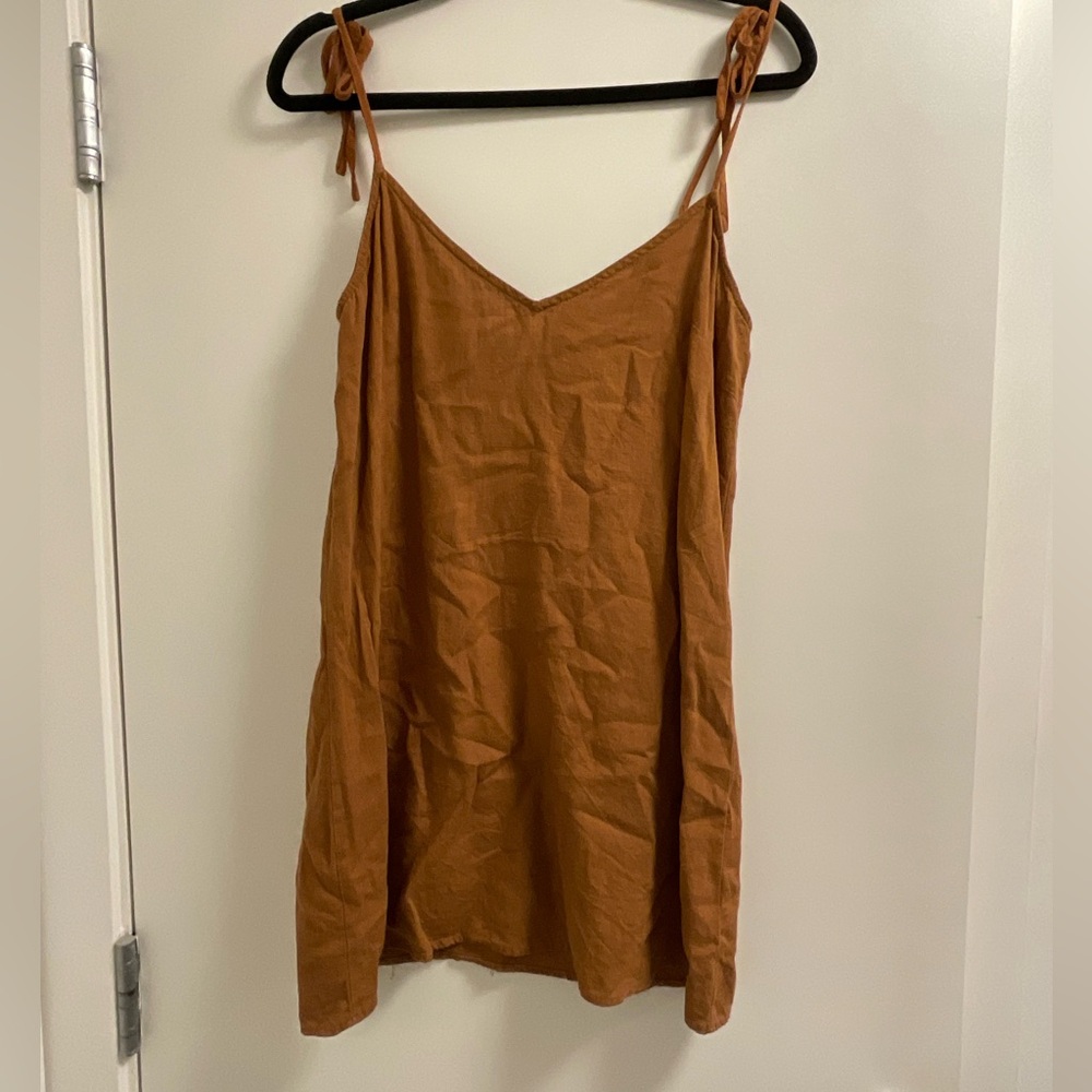 Linen Mini Dress
